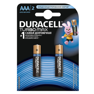 Батарейка Duracell Turbo Max AAA LR03/MX2400