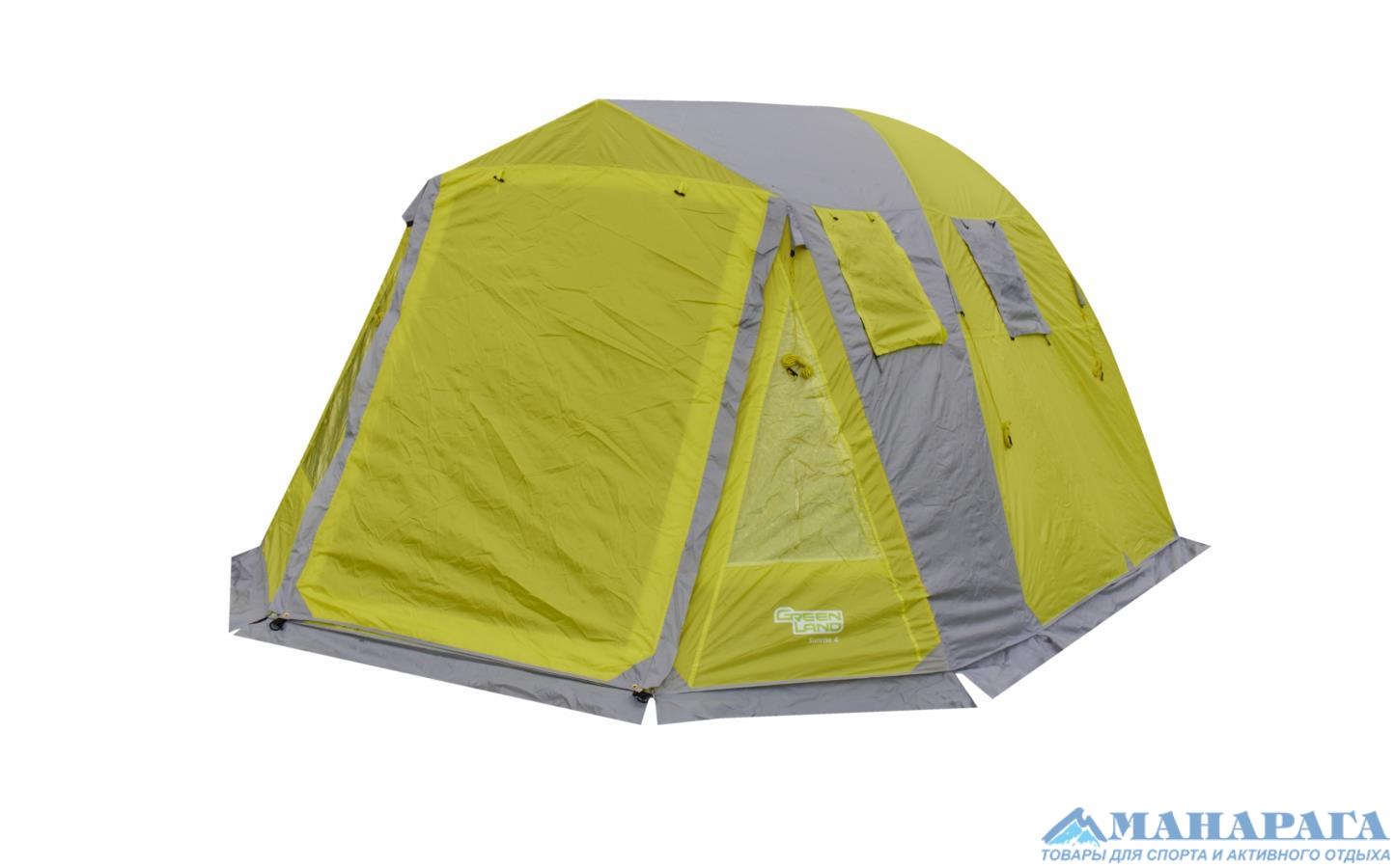 Палатка кемпинговая GreenLand Sunrise 4 четырехместная